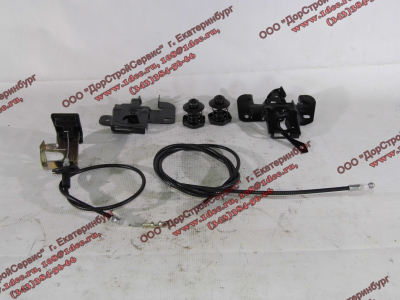 Замок капота (комплект L+R) DF DONG FENG (ДОНГ ФЕНГ) 5301609-C0100+5301610-C01 для самосвала фото 1 Казань