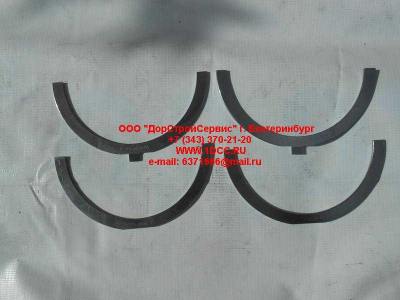 Полукольца коленвала упорные (комплект 4шт) D12 A7 HOWO A7 AZ1246010036 фото 1 Казань